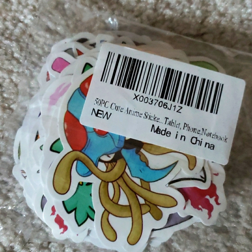 50 pack pokemon stickers!!